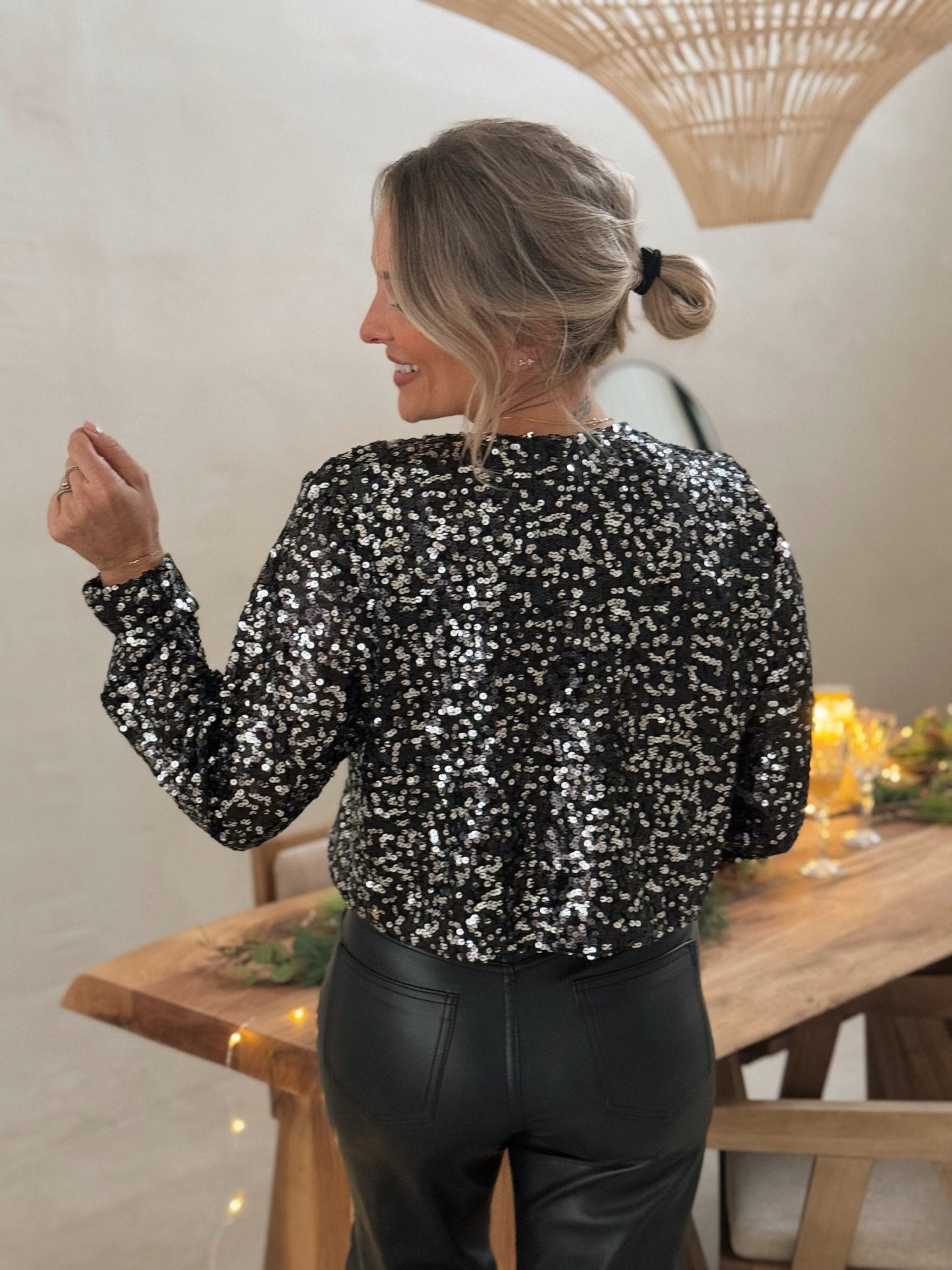 Julie | La blouse Bessy noir